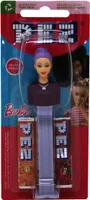 PEZ Barbie mit lila Haaren Spender mit 2 Päckchen süßen Bonbons 17g