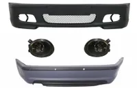 Bodykit do BMW 3 E46 1998-2004 zderzak PDC światła przeciwmgielne dym M-Technik look