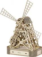 Drevené 3D puzzle Veterný mlyn 35,5 cm