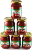 6 x 310ml Suntat Paprikamark mild Pista Tatli Biber Salca Paprika paste türkisch