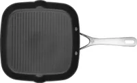 BALLARINI 75002-484, Kulatý, Grilovací pánev, Černá, Nerezová ocel