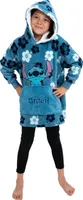 Disney Lilo & Stitch Oversize Cozy Hoodie für Mädchen - Übergroße Kuschelpullover Flauschiger Deckenpullover Blau