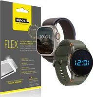 2x Schutzfolie für Tenock SD6088 Folie, 100% Displayabdeckung, dipos Flex