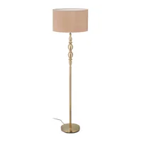 relaxdays Stehlampe Wohnzimmer beige
