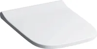 Geberit Smyle Square WC-Sitz, schmales D mit Absenkautomatik, Quick Release, weiß