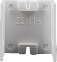 10x yourDroid Kabelkanal Verbinder 25x16 weiss