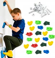 4iQ Klettergriffe Steinset 20 Stück Mit Schrauben