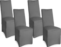 sada 4 poťahov na banketové stoličky Leona Stretch