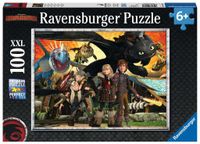 100 Teile Ravensburger Kinder Puzzle XXL Dragons Die verborgene Welt 10955 