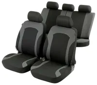 13957 WALSER Comfortline Luxor Autositzbezug schwarz, Polyester, Baumwolle,  vorne