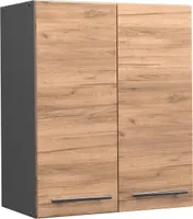 Vicco Hängeschrank Fame-Line, 60 cm, Goldkraft Eiche/Anthrazit