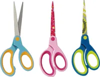 Herlitz Bastelschere Design spitz Länge: 172 mm für Linkshänder zufällige Farbe