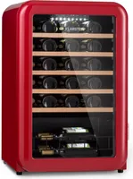 Klarstein chladnička na víno, 1 zóna, 115 l, 4-22°C, 49 fliaš, vstavaná, LED