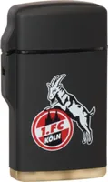 1. FC Köln Feuerzeug Rubber Laser "Logo" schwarz