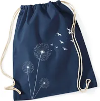 Turnbeutel Pusteblume Vögel Birds Hipster Beutel Tasche Jutebeutel Dandelion Gymsac
