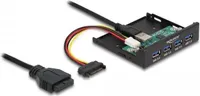 DELOCK Interner 3.5 USB 3.2 Gen 1 Hub 4 Port