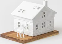 Räder Lichthaus Skihütte Höhe 13 cm