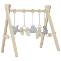 LuMali Baby Gym Spielbogen Spieltrapez mit handgemachte sensorische Spielzeuge, spielbogen Für Kleinkinder Montessori Spiel Spielzeug Für Kleinkind