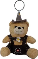 Schlüsselanhänger Jodelbär 18 cm braun