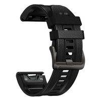 INF TPU-Uhrenarmband für Garmin Fenix7/6/5 22 mm Schwarz