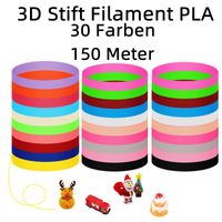 Filament PLA 1,75mm Set 30 Stück a´ 5m Insgesamt 150m Verschiedene Zufällig Farben 3D-Stift 3D-Drucker