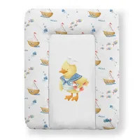 Kikido weiche Wickelauflage 50x70 cm - Baby Wickelunterlage - Wickeltischauflage Junge und Mädchen - Wasserdicht, abwaschbar und pflegeleicht - Ente