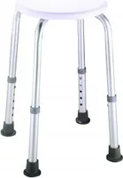 Duschhocker, rund, höhenverstellbar bis 120 kg