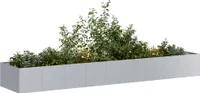 vidaXL Kvetináč 360x80x40 cm pozinkovaná oceľ