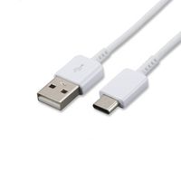 2x Samsung Galaxy USB Typ C Ladekabel Daten Kabel Quick Charger für S9 S10 A50 Weiß