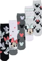 Disney Minnie Mouse Socken für Damen - Frauen Sneaker Strümpfe 38-43 (5er Pack), Größe:38-43