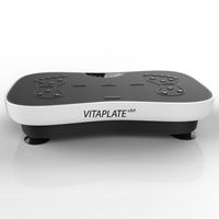 Vitaplate Mini 200W Vibrationsplatte Vibrationstrainer mit Magnet-Fußreflexzonenmassage, 99 Geschwindigkeitsstufen und Fernbedienung - klein, leicht, kompakt und mobil in der Anwendung