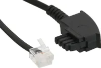 InLine® 18615 Kabel TAE-F pro rozbočovač DSL, zástrčka TAE-F na zástrčku Western 6/2 DEC, 15 m