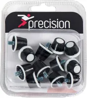 Precision - Nylonové kolíky na kopačky, sada RD325 (jedna velikost) (černá/bílá)