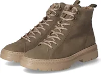 Paul Green Sportnubuk military WF Damen Stiefel in Grün, Größe 7