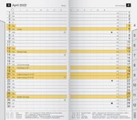rido idé Kalender-Einlage "M-Planer" Registerschnitt 87 x 153 mm 2022