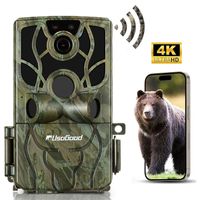 48MP Wildkamera mit Bewegungsmelder Nachtsicht WLAN Bluetooth App 0,3s Jagdkamera