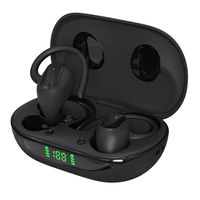 Bluetooth Kopfhörer Sport, Kopfhörer Kabellos Bluetooth 5.3 3D Stereo mit Mic, 60 Std Spielzeit, Dual LED Anzeige Wireless kopfhörer, IP7 Wasserdicht In-Ear Headphones mit Ohrhaken für Sport