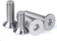 10 Stück Senkschrauben DIN 7991 ISO 10642 galv. verzinkt 8.8 Maschinenschraube M6x40mm