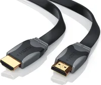 CSL HDMI-Kabel 1.4a, Full HD Flachband-Kabel 1920 x 1080p 60Hz, 3D, Ethernet, CEC, ARC, HDMI Typ A - 5m