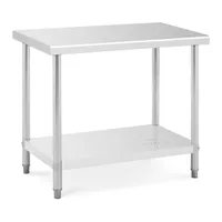 Royal Catering Nerezový pracovní stůl - ECO - 100 x 60 cm - 114 kg - - Royal Catering