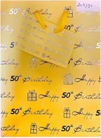 Geschenkbeutel, 50. SG33961 (M) (Gelb)