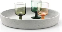 blomus Schale MOON DH 41x8 cm grau