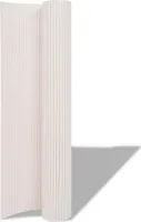 vidaXL Zahradní plot oboustranný 90 x 300 cm bílý