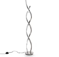 Macari »Macari« LED Stehleuchte aus Aluminium/Kunststoff in Chromfarben/klar