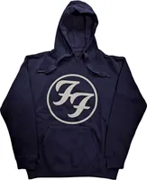 Foo Fighters - Mikina s kapucí pro muže/dámy Uni RO5285 (L) (Námořnická modrá)