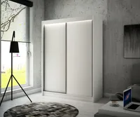 Šatníková Skriňa i 120x215 Biela Matná Nábytok