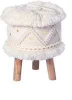 Hocker Bohist 500 Creme