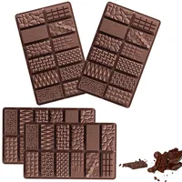 4x Silikon-Schokoladenformen, Bonbon-Formen, Silikon-Backformen, für DIY Schokolade, Bonbons