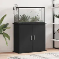 Szafka pod akwarium, czarna, 81x36x73 cm