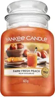 Yankee Candle Farm Fresh Peach vonná svíčka 623 g